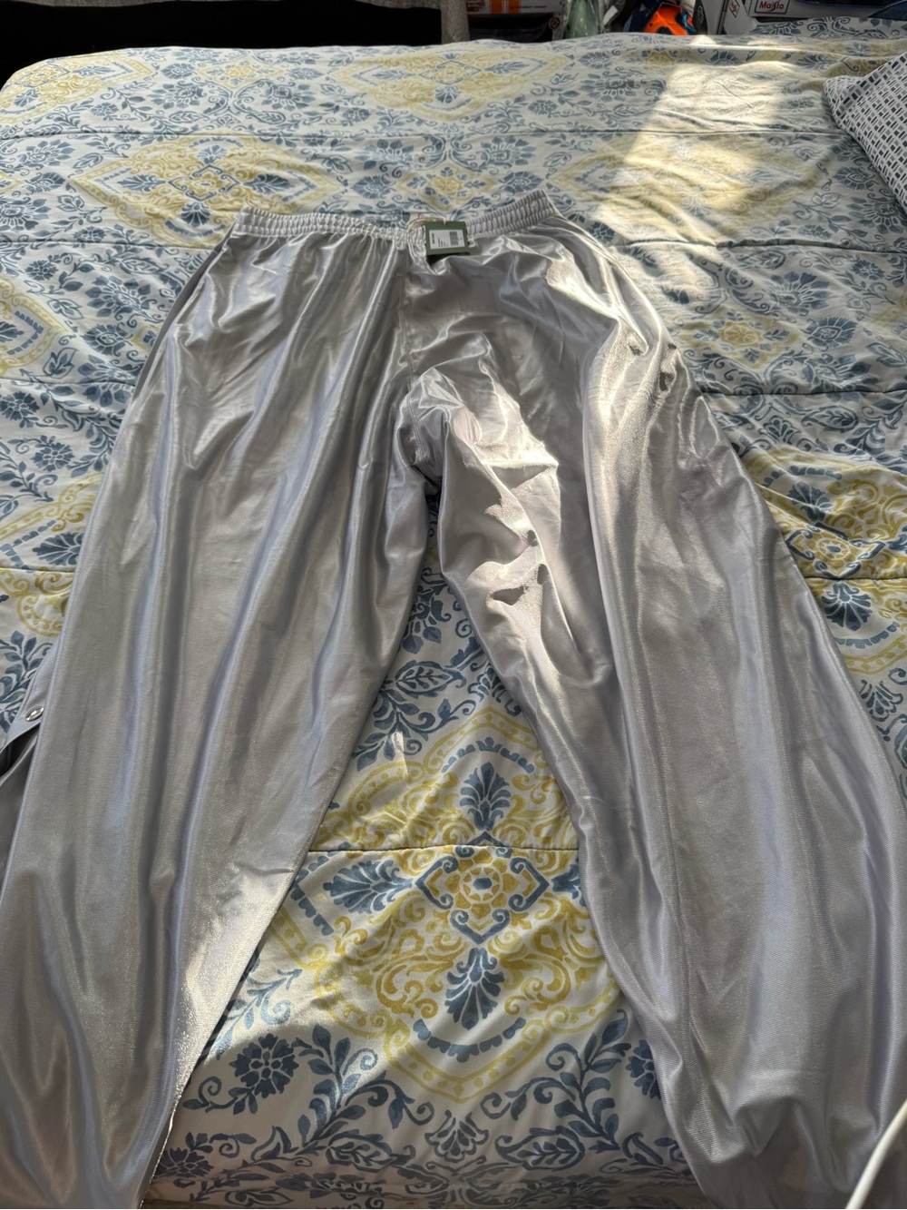Denim Tears Men’s Grey Tearaway Sweatpants
